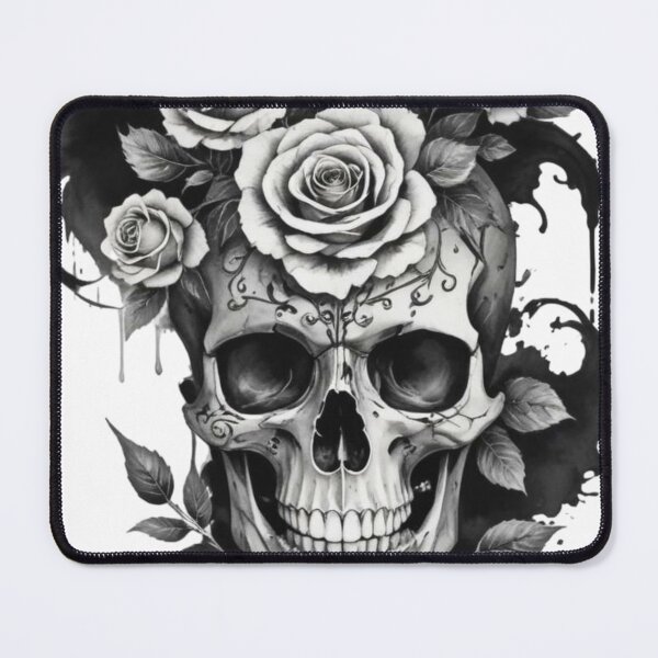 Item preview, Black Skull designed and sold by WhereHopeBlooms.