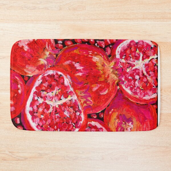 Item preview, Pomegranate Fruit Art, Red Art Print  designed and sold by artmycatlikes.