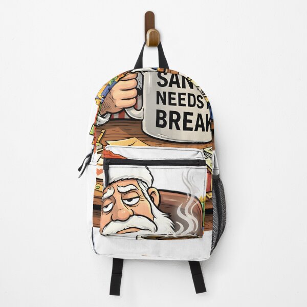 Item preview, Santa Needs a Break — Funny Christmas Cartoon | Holiday Burnout Humor designed and sold by SoulenCify.