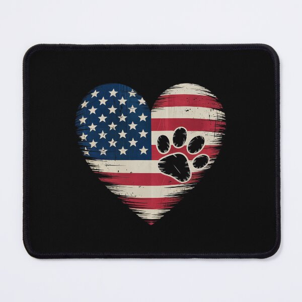 Item preview, American Flag Dog and Cat Paw Patriotic 4th Of July 1 designed and sold by MarryIsMonth.
