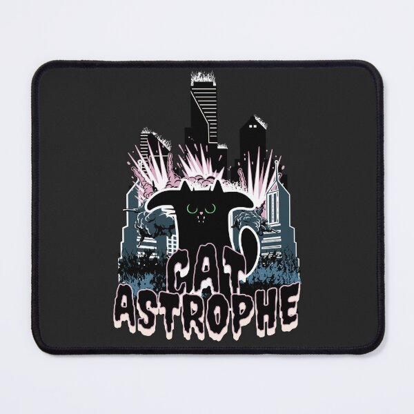 Item preview, Catastrophe Vintage Horror Cat Movie Graphic v1 designed and sold by 3rd Eye Perceptions.