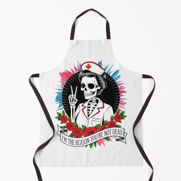 Item preview, Nurse Nursing Skeleton Joke designed and sold by tiekanamac.
