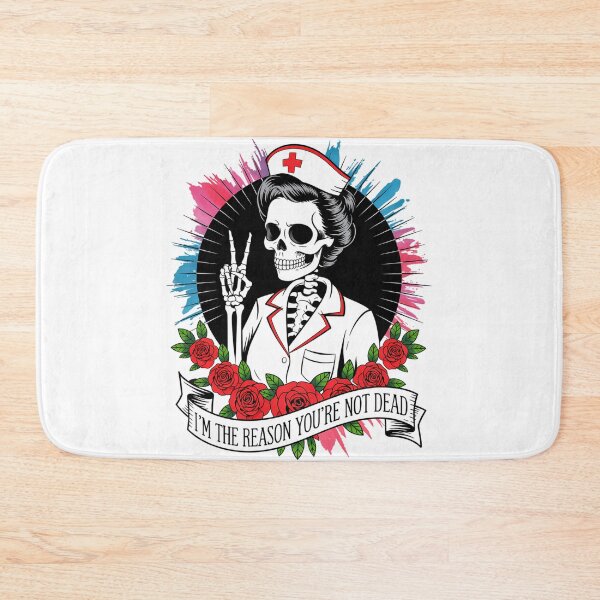 Item preview, Nurse Nursing Skeleton Joke designed and sold by tiekanamac.