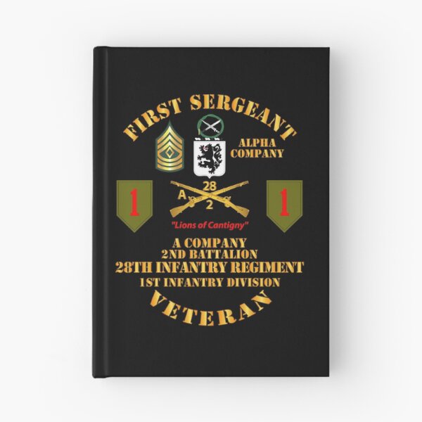 Item preview, Army - First Sgt - A Co - 2nd Bn - 3rd Bde - 1st ID - 28th Infantry designed and sold by Military Insignia Products.