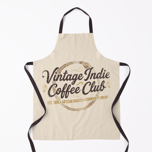 Item preview, Vintage Indie Coffee Club Logo — Retro Coffee Badge Design designed and sold by Afridi Art House.