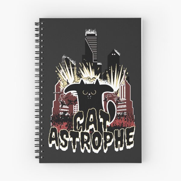 Item preview, Catastrophe Vintage Horror Cat Movie Graphic v2 designed and sold by 3rd Eye Perceptions.