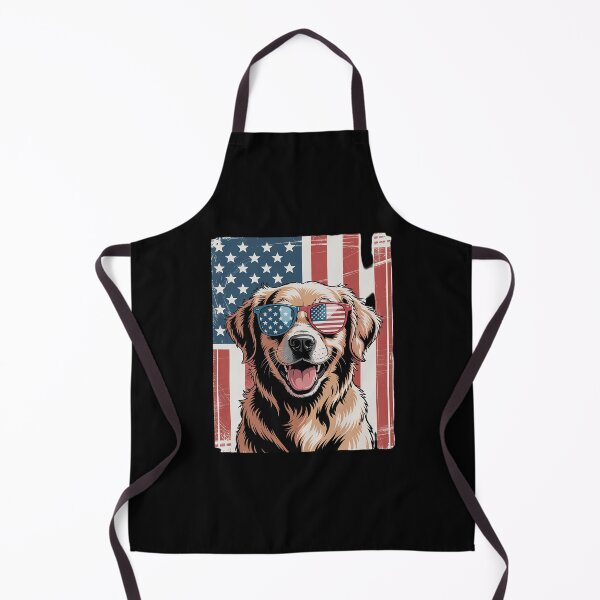Item preview, American Flag Golden Retriever USA 4th Of July designed and sold by FadeOfThrone.