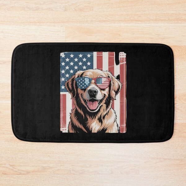Item preview, American Flag Golden Retriever USA 4th Of July  designed and sold by FadeOfThrone.