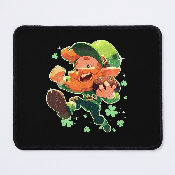 Item preview, st patrick's day football designed and sold by PrettyInk.