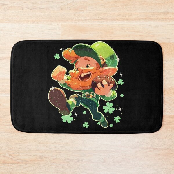 Item preview, st patrick's day football designed and sold by PrettyInk.