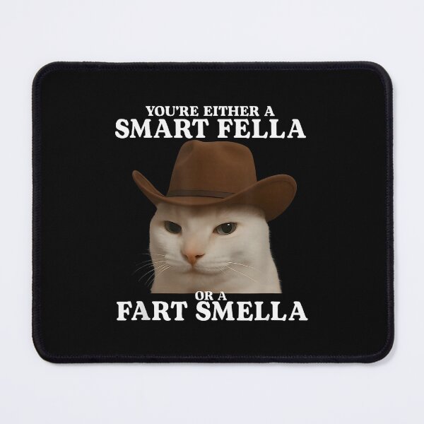 Item preview, Smart Fella Cat Funny designed and sold by barrycantre11.