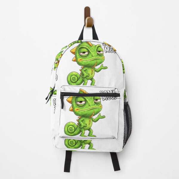 Item preview, Same Mood Chameleon-Cute Sarcastic Cartoon Lizard Meme designed and sold by MarsupilamiFans.