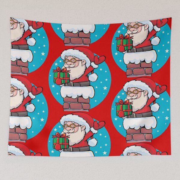 Item preview, Santa comes out of the room with a small Christmas package designed and sold by duxpavlic.