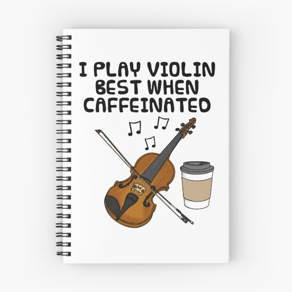 Item preview, I Play Violin Best When Caffeinated, Violinist Coffee Funny designed and sold by doodlerob.