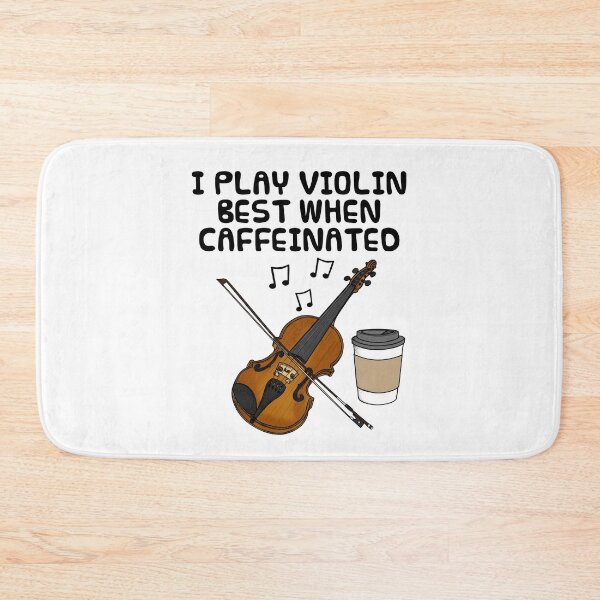 Item preview, I Play Violin Best When Caffeinated, Violinist Coffee Funny designed and sold by doodlerob.
