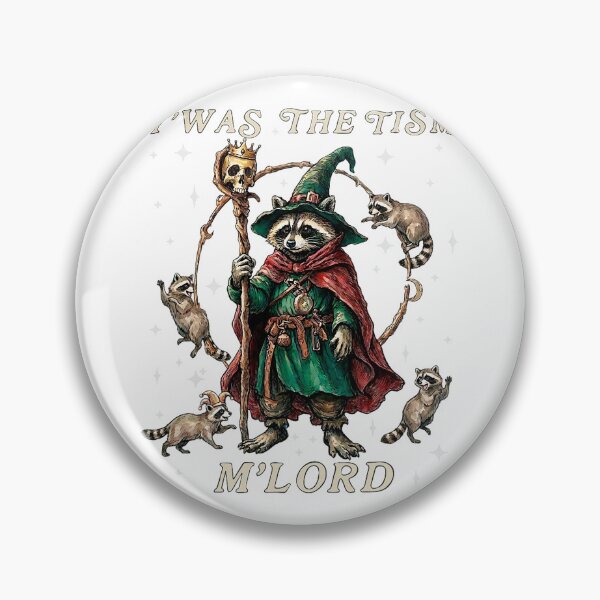 Item preview, Twas The Tism Mlord Raccoon designed and sold by najaks.