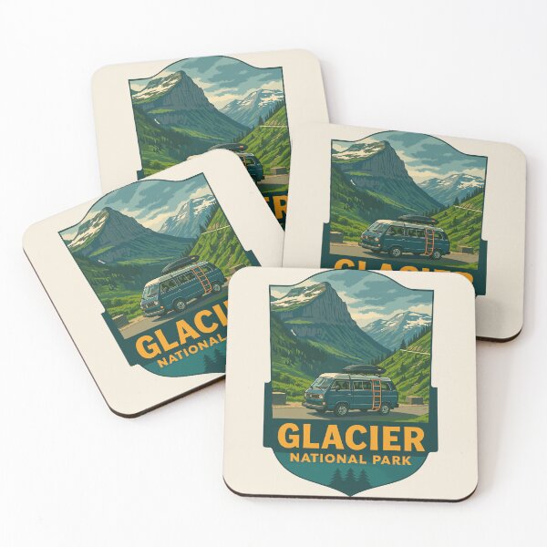 Item preview, Glacier National Park Sticker designed and sold by Gideon Emmerich.
