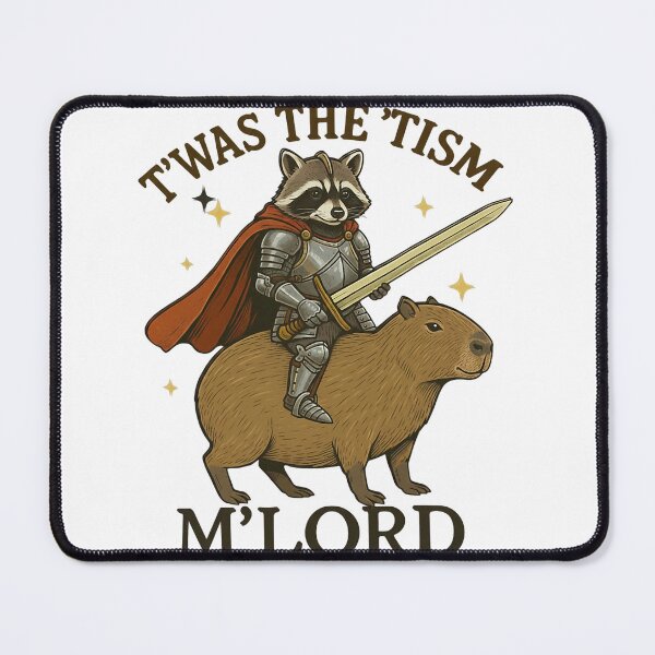 Item preview, Twas The Tism Mlord Capybara designed and sold by najaks.