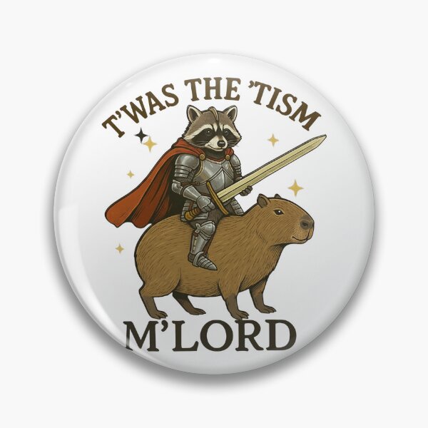 Item preview, Twas The Tism Mlord Capybara designed and sold by najaks.