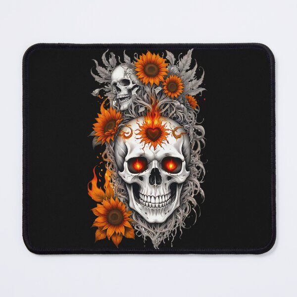 Item preview, Sunflower Skull designed and sold by WhereHopeBlooms.