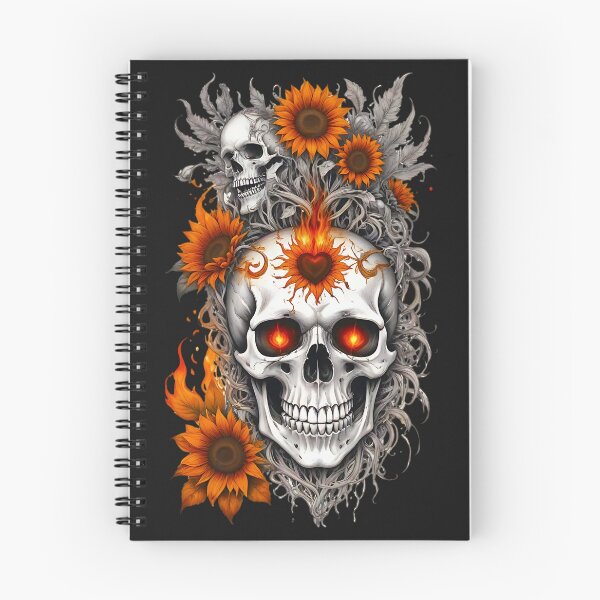 Item preview, Sunflower Skull designed and sold by WhereHopeBlooms.