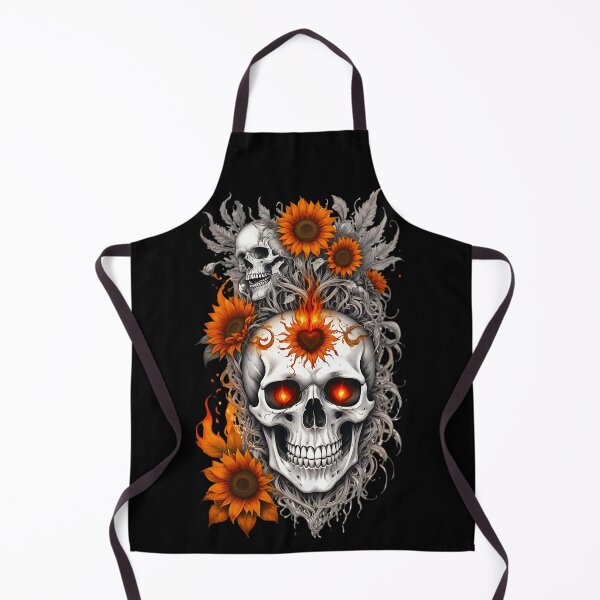 Item preview, Sunflower Skull designed and sold by WhereHopeBlooms.