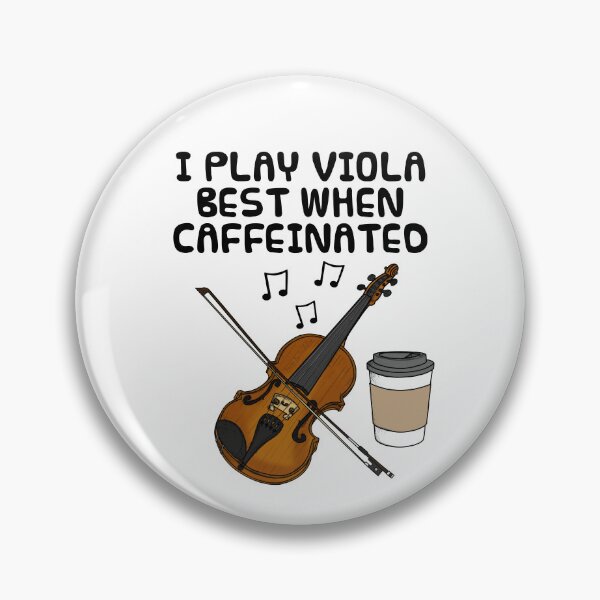 Item preview, I Play Viola Best When Caffeinated, Violist Coffee Funny designed and sold by doodlerob.
