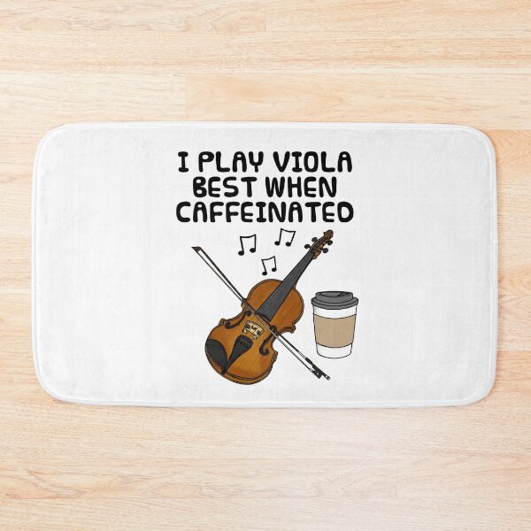 Item preview, I Play Viola Best When Caffeinated, Violist Coffee Funny designed and sold by doodlerob.