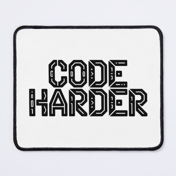 Item preview, Code Harder Programmer Developer Tech Typography Binary Circuit Minimalist Software Engineer Coder Motivational Geek Nerd designed and sold by anass002.