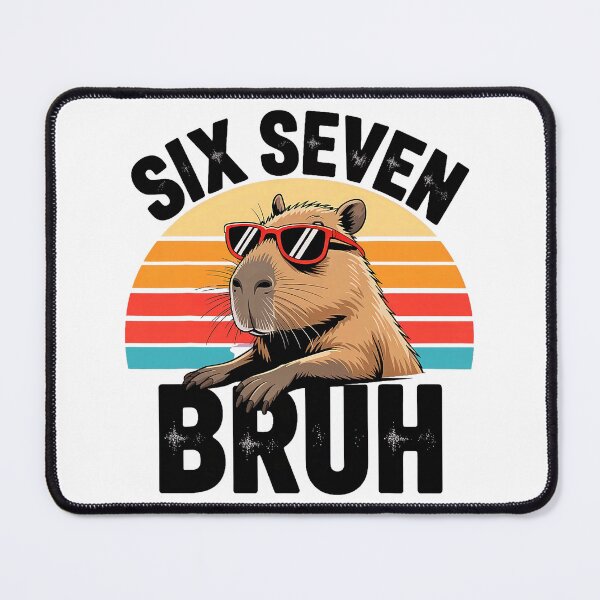 Item preview, Six Seven Capybara Bruh designed and sold by nryum.