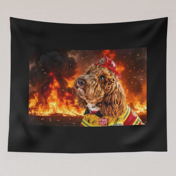 Item preview, Firefighter Dog To The Rescue designed and sold by Paul Thompson Photography.