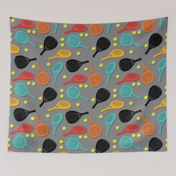 Item preview, Padel Tennis Rackets Pattern designed and sold by CreativeTwins.