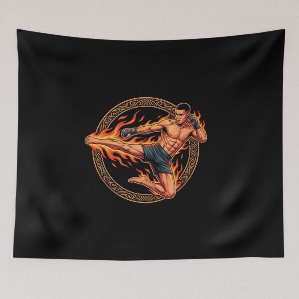 Item preview, Train Fierce - Kickboxing Designs designed and sold by RockitBaby.