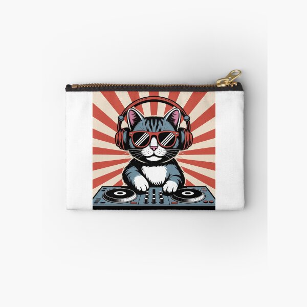 Item preview,   Funny Vintage DJ Cat Style Music Lover Retro Club Vibes designed and sold by ZACK ART.