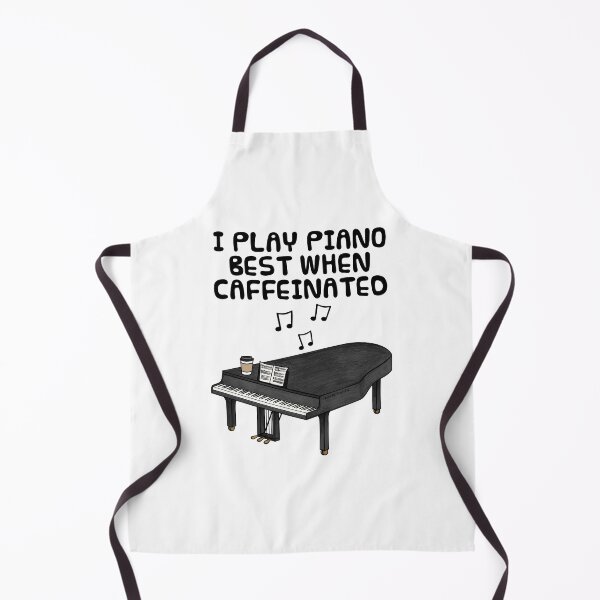 Artikelvorschau, Ich spiele am besten Klavier, wenn ich Koffein zu mir genommen habe. (Pianist Coffee Funny) entworfen und verkauft von doodlerob.