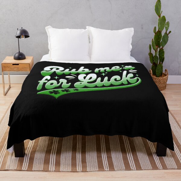 Item preview, Rub Me For Luck St Patricks Day Humor Lucky Shamrock Leaf Design designed and sold by PrettyInk.