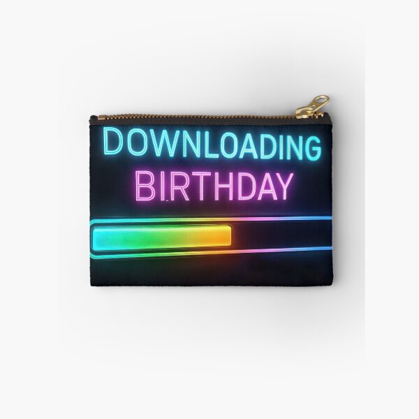 Item preview, Neon Rainbow Birthday Downloading designed and sold by Maria Dryfhout.
