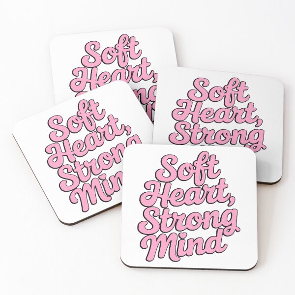 Item preview, Soft Heart, Strong Mind! Pink Girlie designed and sold by PMCreative.
