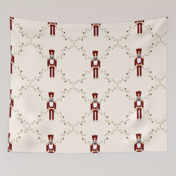Item preview, Christmas Vintage  Pattern with Nutcracker designed and sold by dreamseller88.