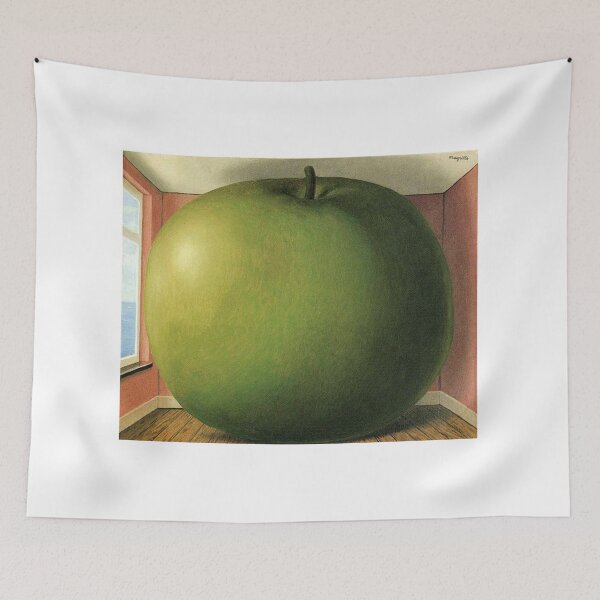 Item preview, The Listening Room (1952) – René Magritte | Surreal Giant Green Apple Interior Painting designed and sold by Art Outlaws.