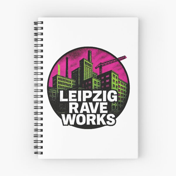 Item preview, Leipzig Rave Works – Industrial Techno City Rave Design designed and sold by |TRSSHOP|.