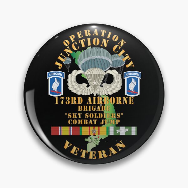 Item preview, Army - Operation Junction City, 173rd Airborne Bde w Jumpers, Badge w Star, SSI - VN SVC X 300 designed and sold by Military Insignia Products.