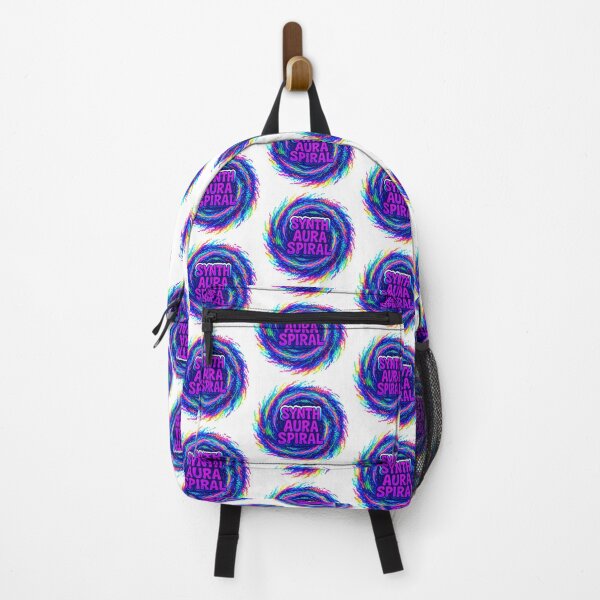 Item preview, Synth Aura Spiral – Psychedelic Synthwave Energy Art designed and sold by |TRSSHOP|.