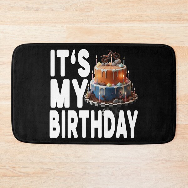 Item preview, IT'S MY BIRTHDAY trial riders birthday motorcycle rider motorsport trial fans birthday designed and sold by Jt41.