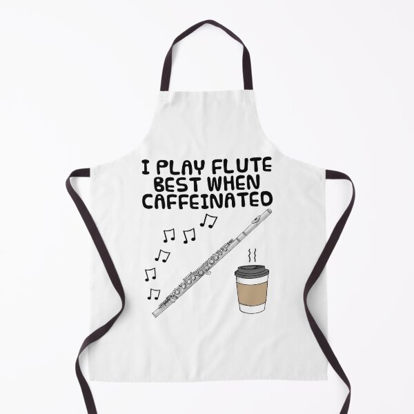 Item preview, I Play Flute Best When Caffeinated, Flutist Coffee Funny designed and sold by doodlerob.