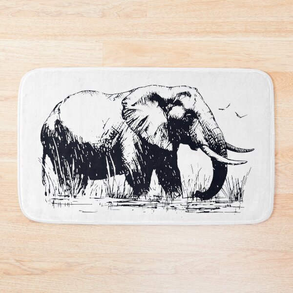 Item preview, Safari African Elephant in the Water designed and sold by trajeado14.