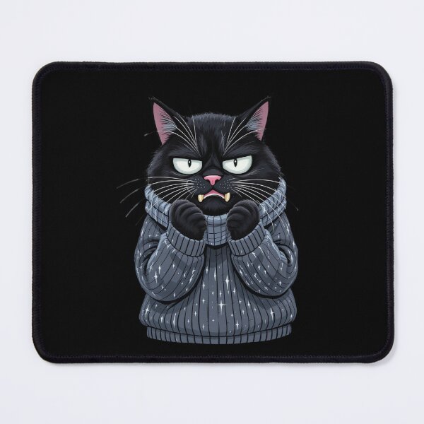 Item preview, Cat Who Regrets Going Outside | Funny Freezing Cat Winter Meme designed and sold by ColorSplash123.