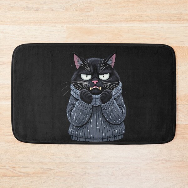 Item preview, Cat Who Regrets Going Outside | Funny Freezing Cat Winter Meme designed and sold by ColorSplash123.
