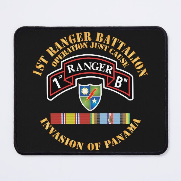 Item preview, Army - Panama - 1st Rgr Bn Operation Just Cause w Svc Ribbons X 300 designed and sold by Military Insignia Products.
