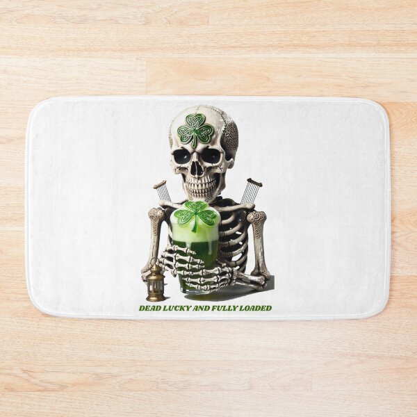 Item preview, Eternal Stout Skeleton Graphic Tee | Mischievous Death Positivity Irish Drinking Shirt | St. Patrick's Day Premium Skeleton Apparel designed and sold by YMLux.